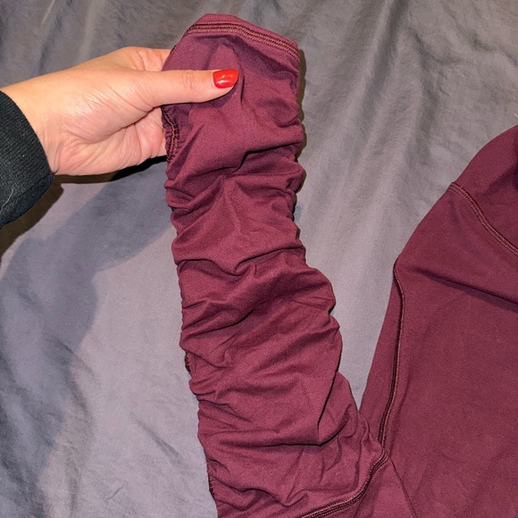 Lululemon Maroon Leggings - Picture 4 of 5